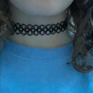 black choker